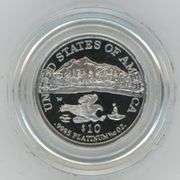 Superb Gem Cameo Proof 2002-W $10 pure Platinum. Box/COA