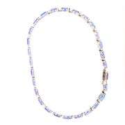 14K White Gold Oval Tanzanite Vintage Classic Tennis Bracelet