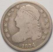 1834 Capped Bust Dime