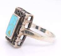 925 Sterling Silver Turquoise Ring