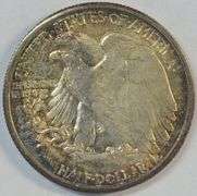 Choice BU 1945-D Walking Liberty Half Dollar with Superb Rainbow