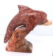 Handcarved Marble Dolphin