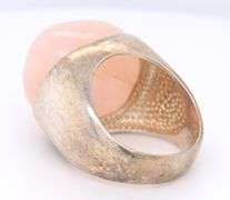 Sterling Silver Rose Quartz Ring