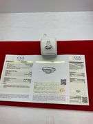 CERTIFIED PLATINUM AND DIAMOND RING