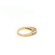 10K Yellow Gold Princess Diamond Classic Engagement Promise Ring