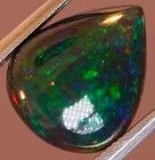 Magnificent 2.15ct blue and green flashing Black Opal