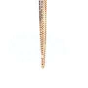 10K Yellow Gold 1.5mm Thick Box Link Classic Square Chain Necklace