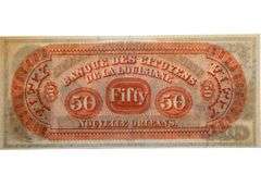 $50 Citizens Bank Shrevesport LA CU Note