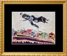 Collectible Vintage Marc Chagall, Above the City