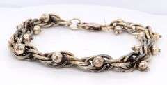 Vintage 925 Sterling Silver Twisted Bracelet