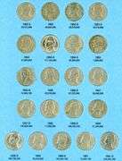 Album of 66 Jefferson Nickels 1938-1961-D w/War Nickels