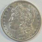 Fully struck Choice AU 1896-O Morgan Silver Dollar. Scarce this nice