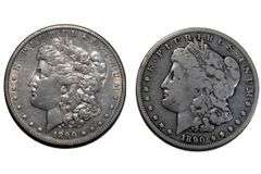1890 O&S Morgan From A Near Full Set of Morgans