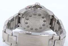 Tag Heuer Aquaracer Quartz Alarm 40mm Black Steel Watch