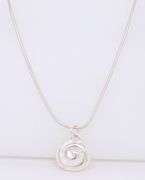 RLM Studio Sterling Silver Snail Pendant with chain
