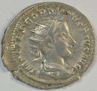 Original Near Mint Gordian III Roman Silver Piece, 238-244 AD