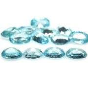Brilliant 8.69ct sea foam blue Zircon set