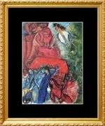 Rare Vintage Marc Chagall, The Wedding