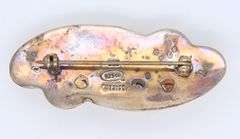 Vintage 925 Sterling Silver Mexico Brooch Pin