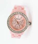 Fancy Pink Geneva & Gemstone Watch