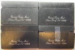 1992 through 1995 Run of 4 different dates US Silver Proof Sets