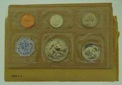 1955 'Flat Pack' Proof Set in Original Envelope