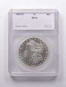 MS64 1890-CC Morgan Silver Dollar SEGS