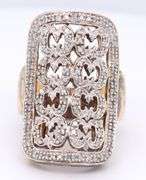 Vintage Sterling Silver Filigree Ring