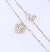 Trendy David Yurman Diamond Starbrust Pendant on Chain