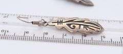 Vintage 925 Sterling Silver Native American Dangle Earrings