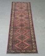 Handmade Persian Sarouk 3.6x10.2