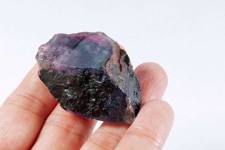 Glowing 184ct natural rough Flourite