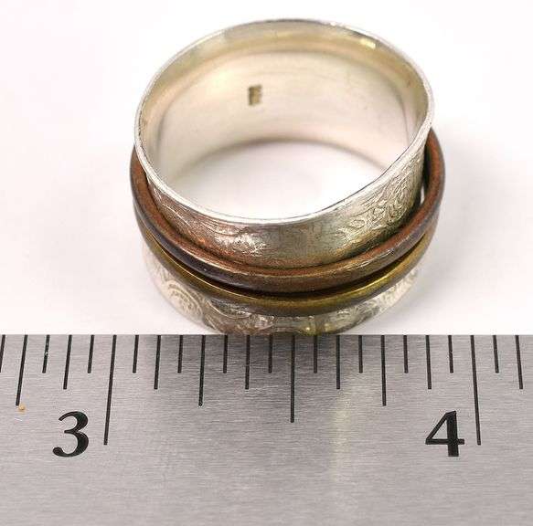 Band Ring In Sterling Silver