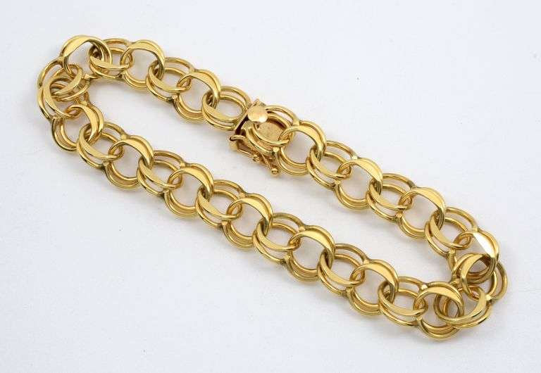 Classic 14k YG Charm Bracelet