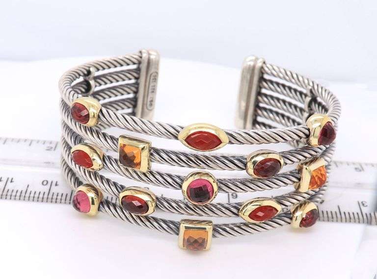 David Yurman Citrine Confetti Cuff Bracelet