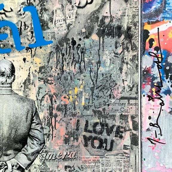 Street Connoisseur by Mr Brainwash Original