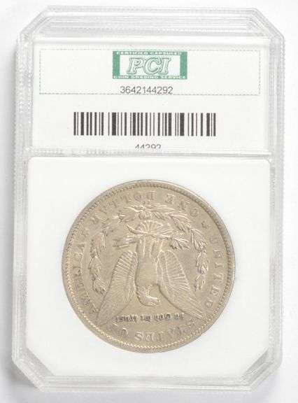 AU50 1879-CC Morgan Silver Dollar - Graded PCI