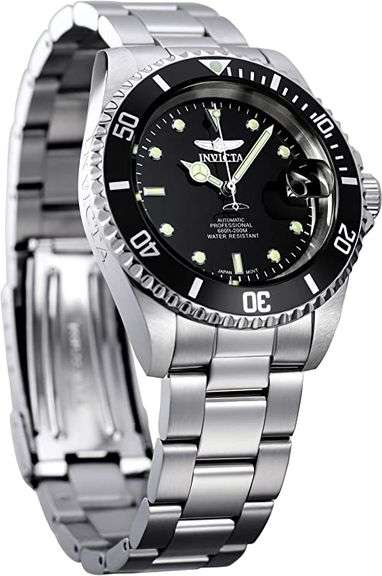 Invicta Black Dial Automatic, New In Box.