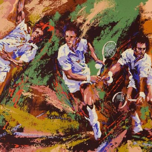 Total Tennis by Mark King (1931-2014)