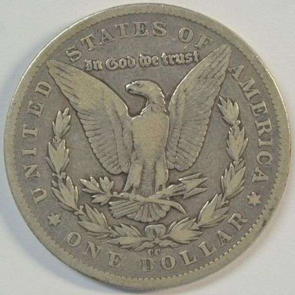 Rare key date 1879-CC Morgan Silver Dollar in nice circ