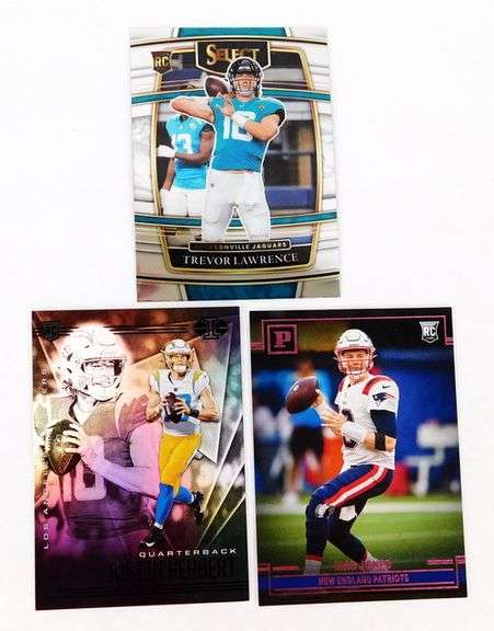 3 NFL Quarterback Rookie Football Cards