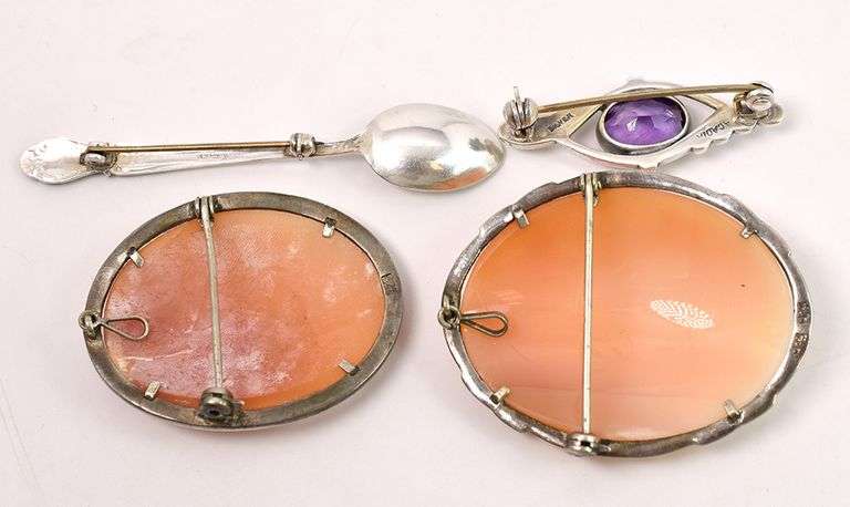 Random Pin Lot in Sterling silver