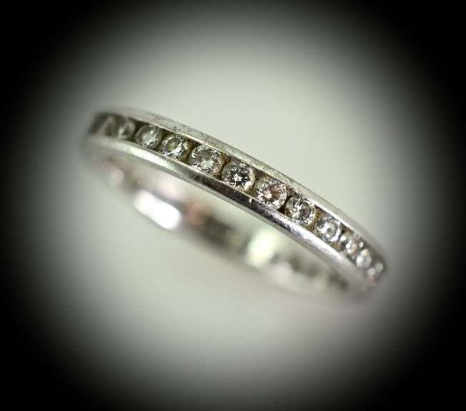 Popular Platinum Diamond Eternity Band