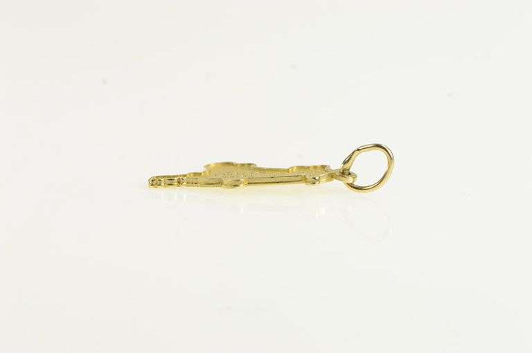 14K Yellow Gold Tigger Winnie The Pooh Disney Character Charm/Pendant