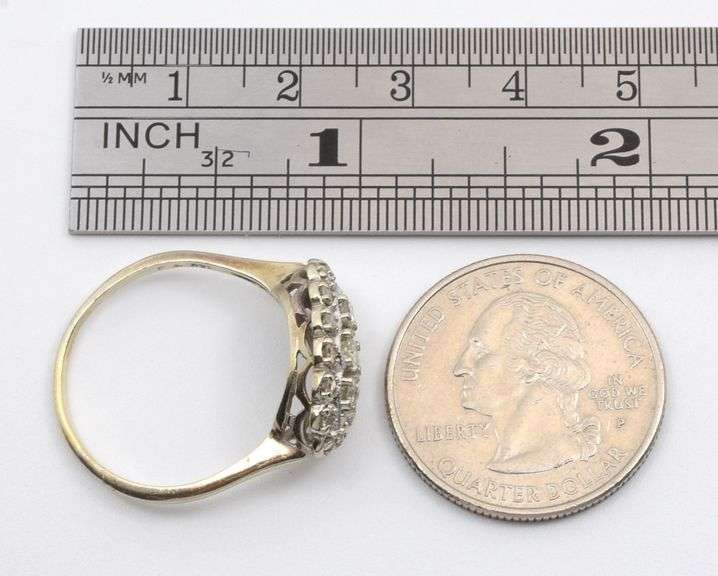 Popular Vintage White Gold Princess Style Ring