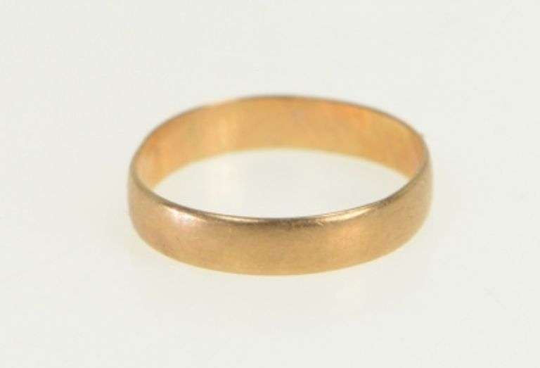 10K Yellow Gold Victorian 2.8mm Simple Child's Band Ring