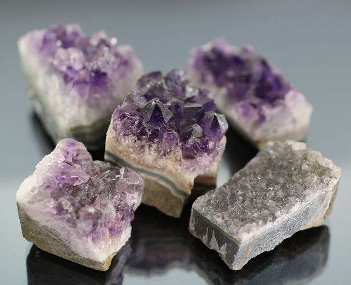 Collectors 737.50ct Amethyst in Matrix set