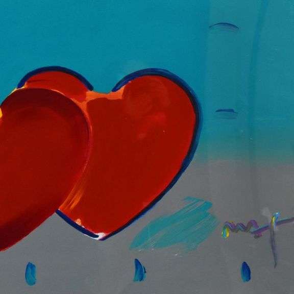 Two Hearts as One by Peter Max