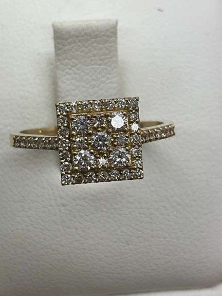 CERTIFIED BRAND NEW 14K GOLD AND DIAMOND RING