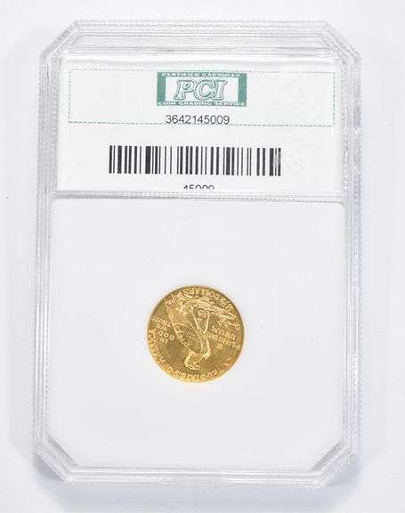 MS67 1908 $2.50 Indian Head Gold Quarter Eagle - Graded PCI